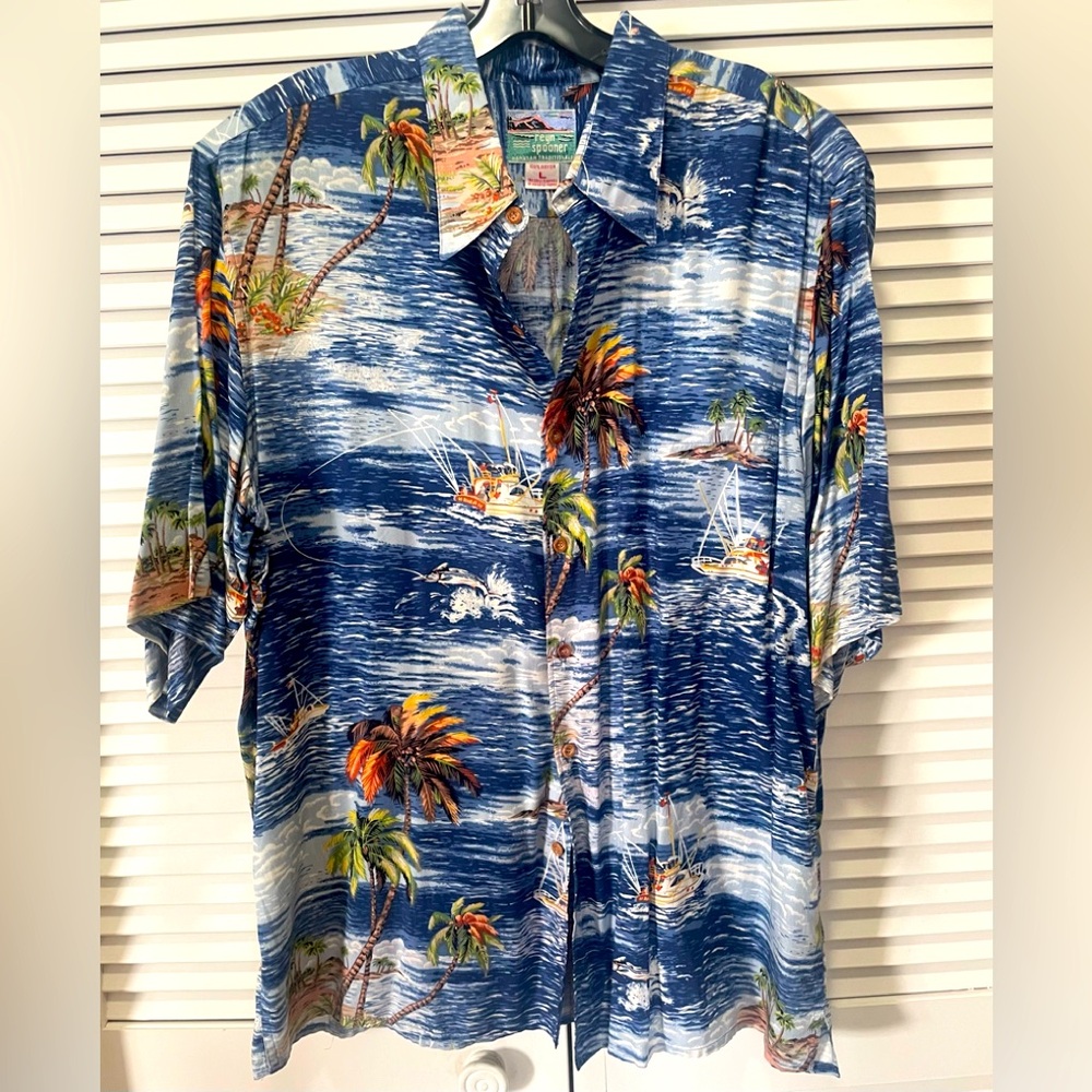 Reyn Spooner Sportfish Hawaiian Shirt